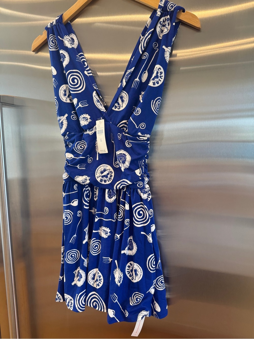 NWT Lisa Says Gah Mila Mini Dress Caviar Blue , brand new - Picture 8 of 16